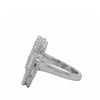Secondhand Van Cleef and Arpels 18K White Gold and Mother of Pearl Magic Alhambra Between the Finger Ring