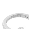 Secondhand Van Cleef and Arpels 18K White Gold and Mother of Pearl Magic Alhambra Between the Finger Ring