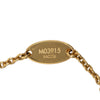 Louis Vuitton Gold Plated Faux Pearl LV Floragram Bracelet Secondhand