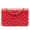 Chanel Stitched CC Quilted Lambskin Wallet on Chain Secondhand