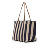 Fendi Large Zucca Canvas Pequin Striped Reversible Roll Tote Secondhand