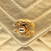 Chanel Chevron Metallic Lambskin Tassel Chain Camera Bag Secondhand
