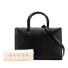 Gucci Leather Cinghiale Bamboo Tote Secondhand