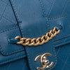 Secondhand Chanel Large Quilted Sheepskin Front Chain Flap
