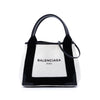 Secondhand Balenciaga Canvas Navy Cabas Satchel XS
