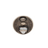 Chanel CC Brass Target Round Clip On Earrings Secondhand