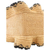 LOEWE Paulas Ibiza Small Ruffled Raffia Font Tote Secondhand