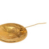 Chanel CC Gold Plated Round Brooch Secondhand