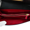 Prada Saffiano Vernice Flip Lock Wallet on Chain Clutch Secondhand