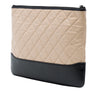 Secondhand Chanel Medium Bicolor Quilted Aged Calfskin Gabrielle O Case Clutch