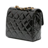 Chanel Mini Square Classic Patent Single Flap Secondhand