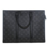Louis Vuitton Monogram Eclipse Sac Plat Horizontal Zipper Secondhand