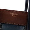Celine Mini Tricolor Leather Luggage Tote Secondhand