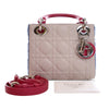 Dior Mini Tricolor Lambskin Cannage Lady Dior Secondhand