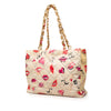 Chanel CC Coated Canvas Kisses and Lips Print Tote Secondhand