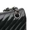 Chanel Jumbo Classic Chevron Patent Double Flap Secondhand
