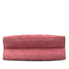Chanel CC Quilted Suede Kiss Lock Handbag Secondhand