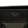 Celine Micro Tricolor Leather Luggage Tote Secondhand