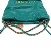 Chanel Mini Shiny Calfskin 22 Handbag Secondhand