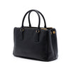 Prada Small Saffiano Lux Galleria Double Zip Satchel Secondhand
