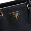 Prada Small Saffiano Lux Galleria Double Zip Satchel Secondhand