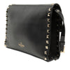 Valentino Small Leather Rockstud Flap Crossbody Secondhand