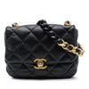 Chanel Mini Quilted Lambskin Lacquered Chain Flap Secondhand