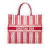 Dior Large Striped Book Tote Secondhand