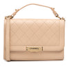 Chanel Medium Quilted Calfskin Label Click Flap Secondhand