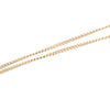 Chanel CC Gold Plated Heart Pendant Necklace Secondhand