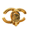 Chanel Gold Plated CC Clip On Earrings Secondhand