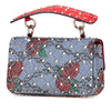 Valentino Small Nappa Roses and Chains Rockstud Spike Satchel Secondhand