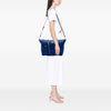 Prada Saffiano Trimmed Tessuto Zip Top Convertible Tote Secondhand