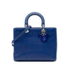 Dior Large Ultra Matte Calfskin Cannage Embossed Lady Dior Secondhand