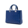 Dior Large Ultra Matte Calfskin Cannage Embossed Lady Dior Secondhand