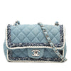 Chanel Mini Rectangular Classic Denim Braided Single Flap Secondhand