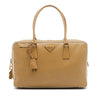 Prada Perforated Saffiano Lux Bauletto Top Handle Bag Secondhand