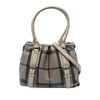 Burberry Small Smoke Check Coated Canvas Northfield Satchel Secondhand
