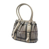 Burberry Small Smoke Check Coated Canvas Northfield Satchel Secondhand