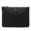 Chanel Medium Quilted Caviar O Case Clutch Secondhand