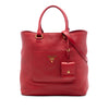 Prada Vitello Daino Front Pocket Convertible Tote Secondhand
