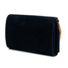 Saint Laurent Suede Monogram Kate Chain Wallet Secondhand
