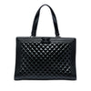 Chanel Large Quilted Patent Boy Shopping Tote Secondhand