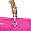Gucci Medium Calfskin Bamboo Shopper Satchel Secondhand