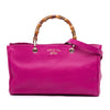 Gucci Medium Calfskin Bamboo Shopper Satchel Secondhand