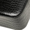 Ferragamo Croc Embossed Leather Gancini Crossbody Secondhand