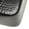 Ferragamo Croc Embossed Leather Gancini Crossbody Secondhand