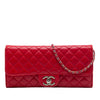 Chanel CC Quilted Lambskin East West Wallet on Chain Secondhand