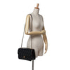 Chanel Embossed Calfskin Single Flap Secondhand