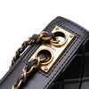 Chanel Embossed Calfskin Single Flap Secondhand